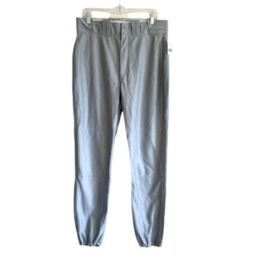 Russell Athletic Mens Medium Light Gray Baseball Pants